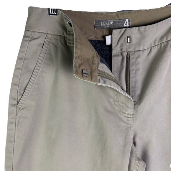 JCrew Khaki Color Pants with Warmth Liner Womens Size 4 - Picture 4 of 9
